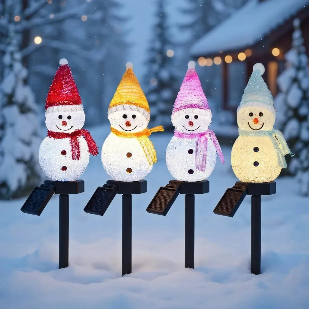 Plug-In Christmas Snowman Yard Light – product image 2