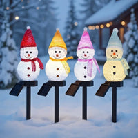 Four-Color Snowman Set