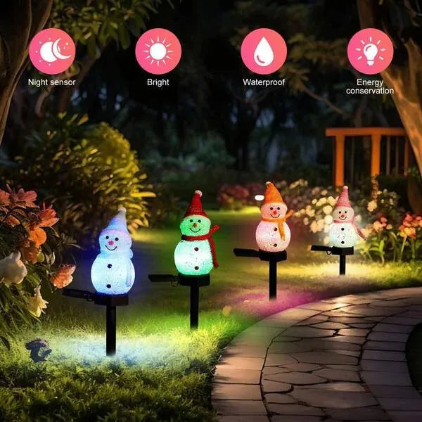 Plug-In Christmas Snowman Yard Light – product image 4