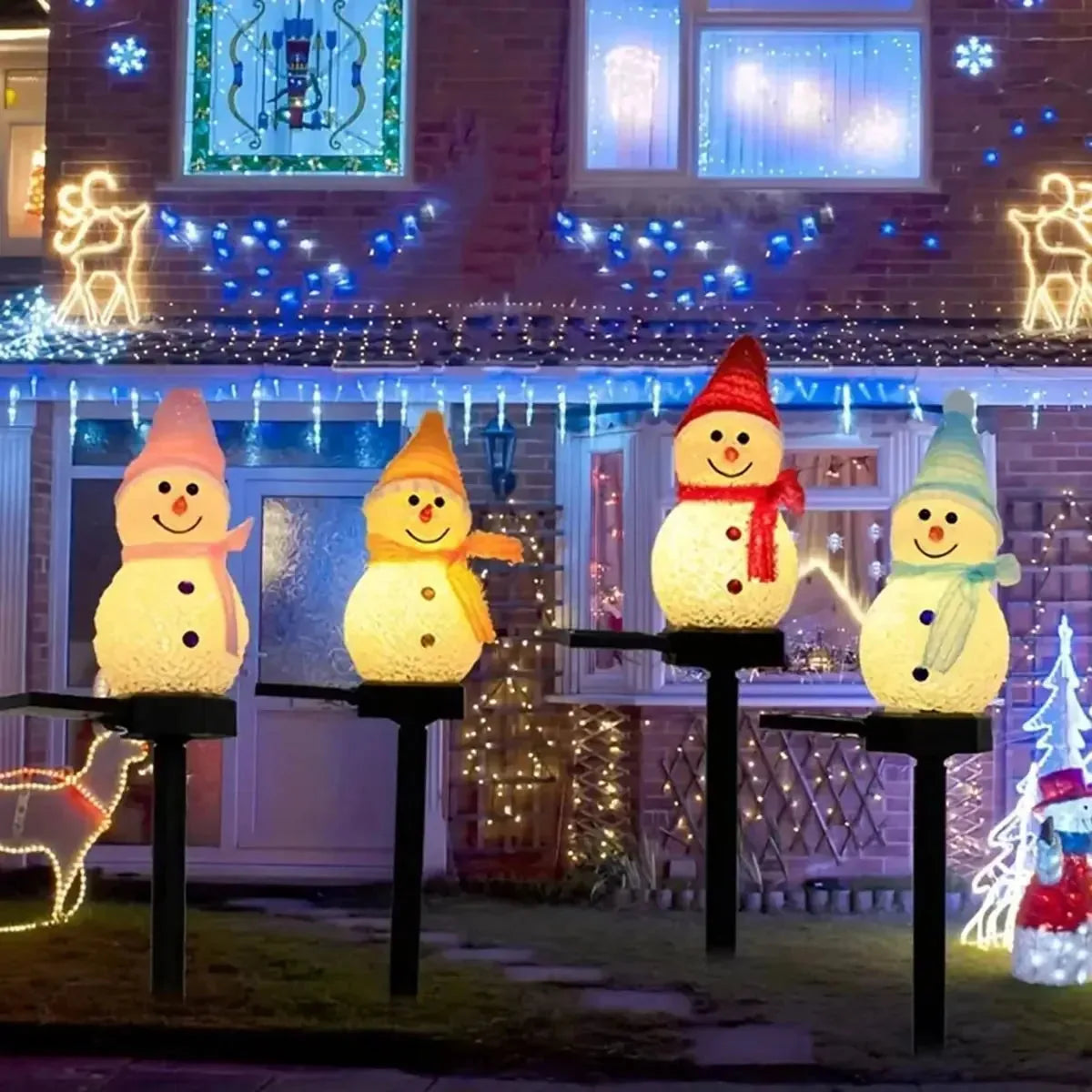 Plug-In Christmas Snowman Yard Light – product image 5