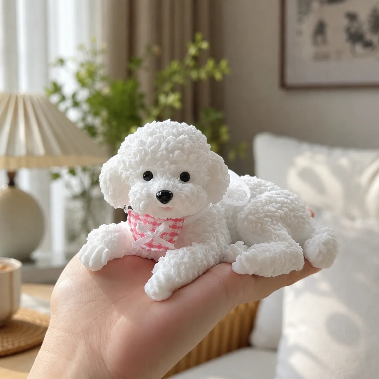 Squeezable Teddy Puppy Dashboard Buddy – product image 4
