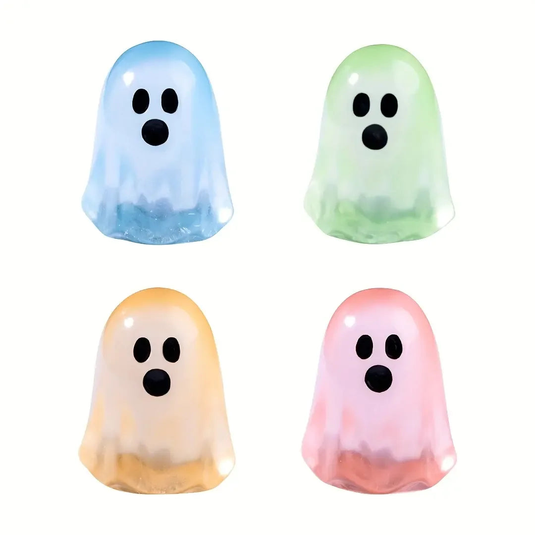 Glow-in-the-Dark Mini Ghost Beads – 12-Piece Color Set – product image 3