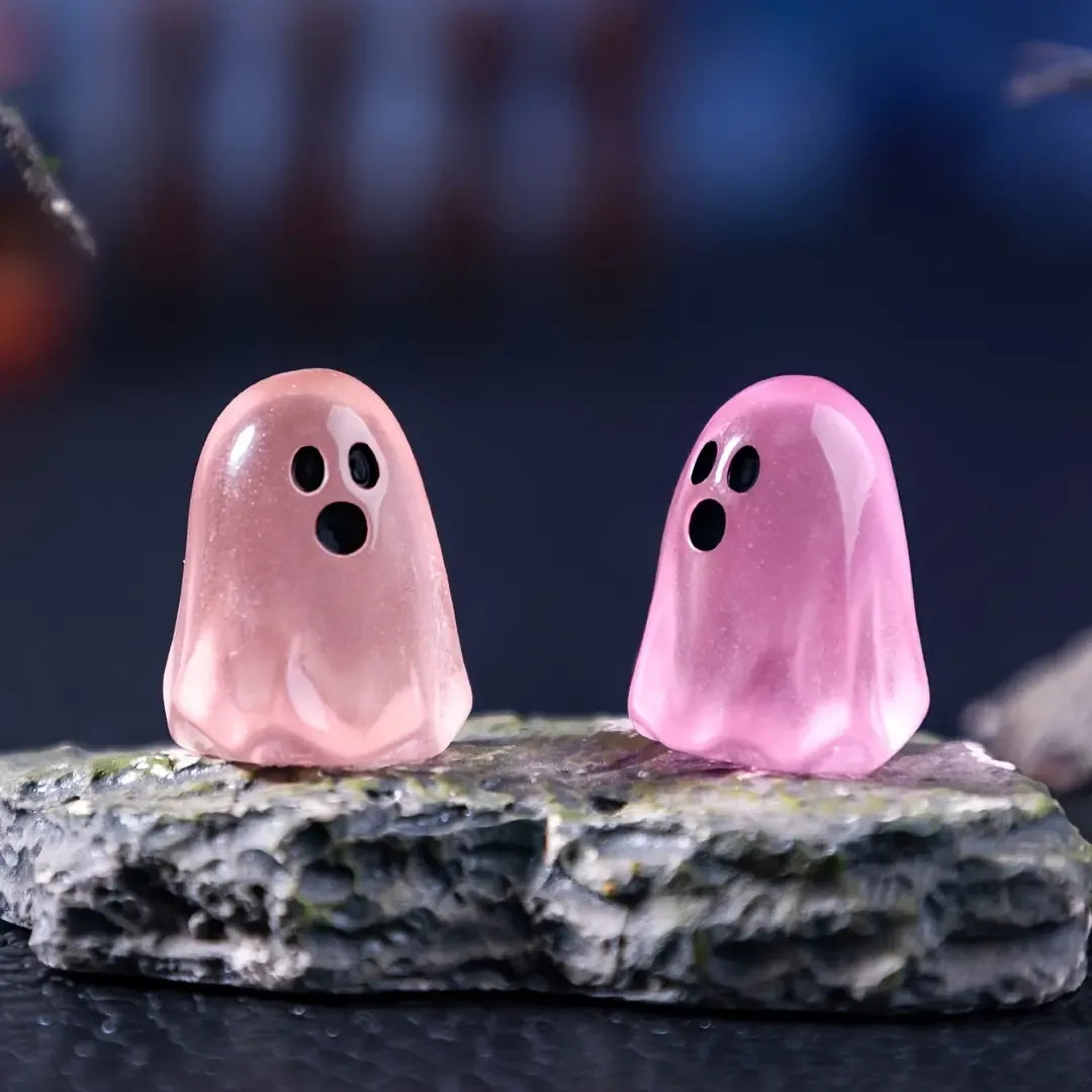 Glow-in-the-Dark Mini Ghost Beads – 12-Piece Color Set – product image 5