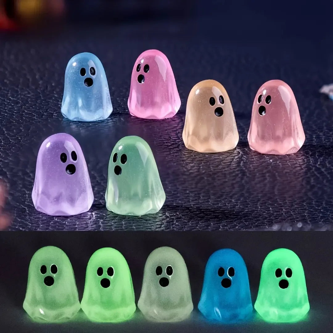 Glow-in-the-Dark Mini Ghost Beads – 12-Piece Color Set – product image 7