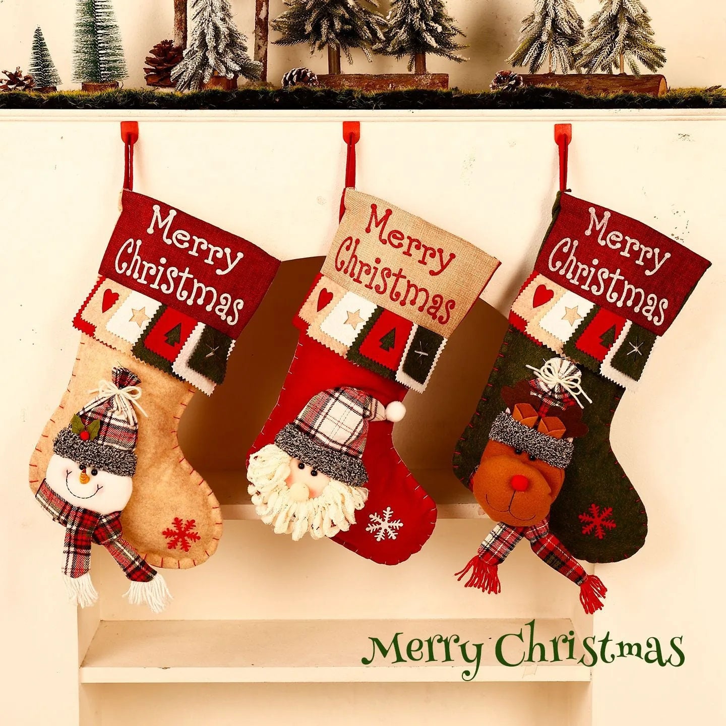 Personalized Christmas Stocking with 3D Character – 3 Designs – product image 4