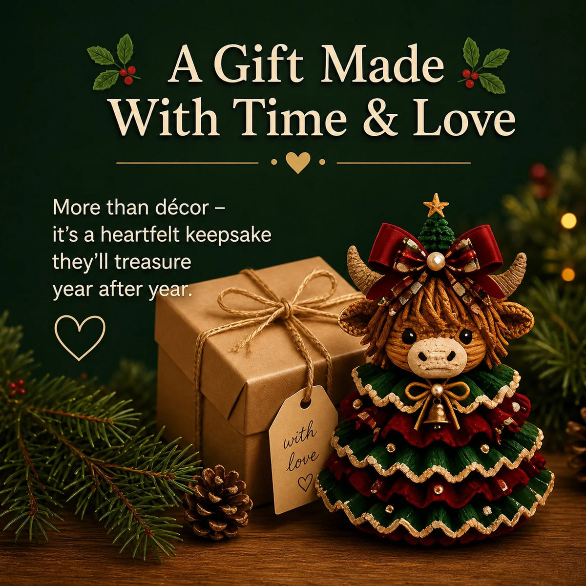 DIY Crochet Animal Christmas Tree Kit – 11 Designs – product image 2