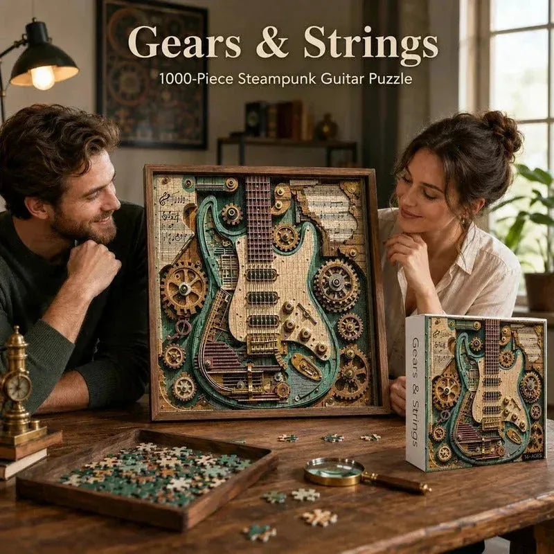 Wooden Mechanical 3D Puzzle – 3 Designs – product image 2