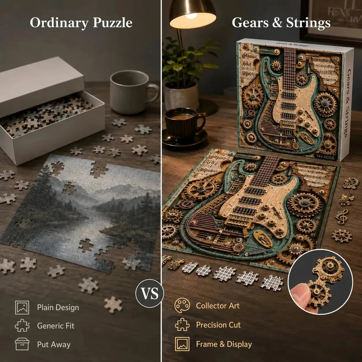 Wooden Mechanical 3D Puzzle – 3 Designs – product image 4
