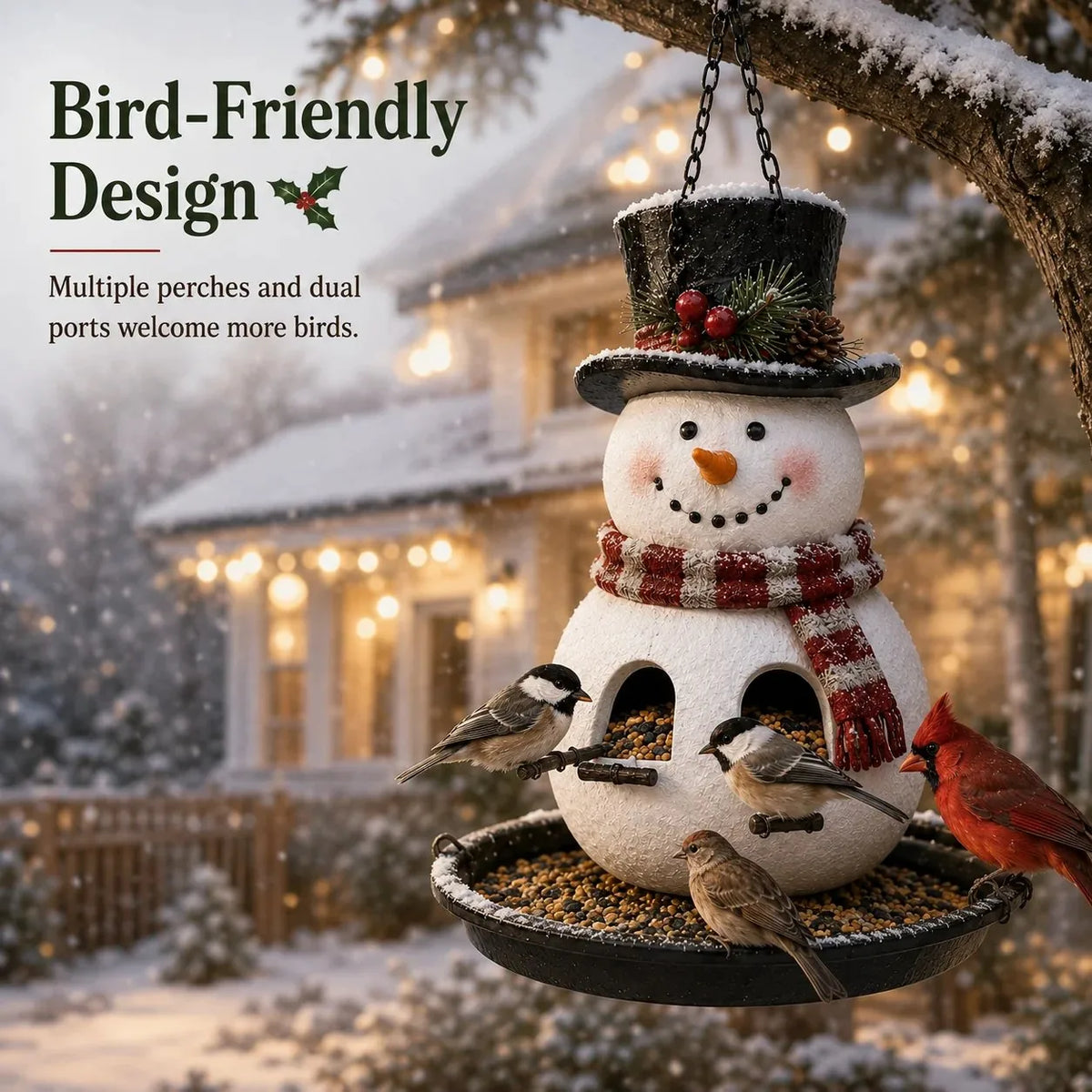 Christmas Garden Bird Feeder – 5 Designs – product image 5