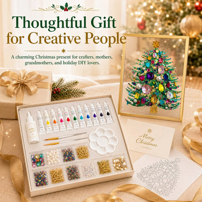 DIY Jeweled Christmas Art Frame Kit – 8 Designs – product image 3