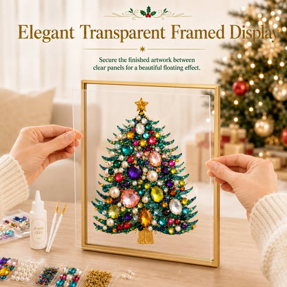 DIY Jeweled Christmas Art Frame Kit – 8 Designs – product image 4