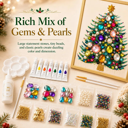 DIY Jeweled Christmas Art Frame Kit – 8 Designs – product image 5