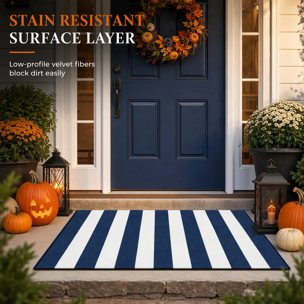 Striped Non-Slip Holiday Doormat – 7 Designs – product image 5