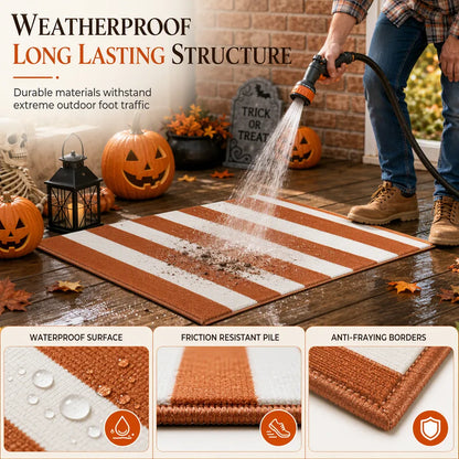 Striped Non-Slip Holiday Doormat – 7 Designs – product image 8