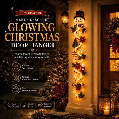 Lighted Christmas Door Hanger – 6 Designs – product image 1