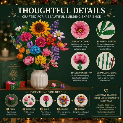 Flower Building Blocks Advent Calendar – image 12