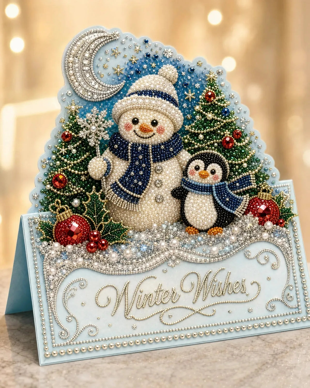 3D Christmas Greeting Card Set – 6 Pack – image 4