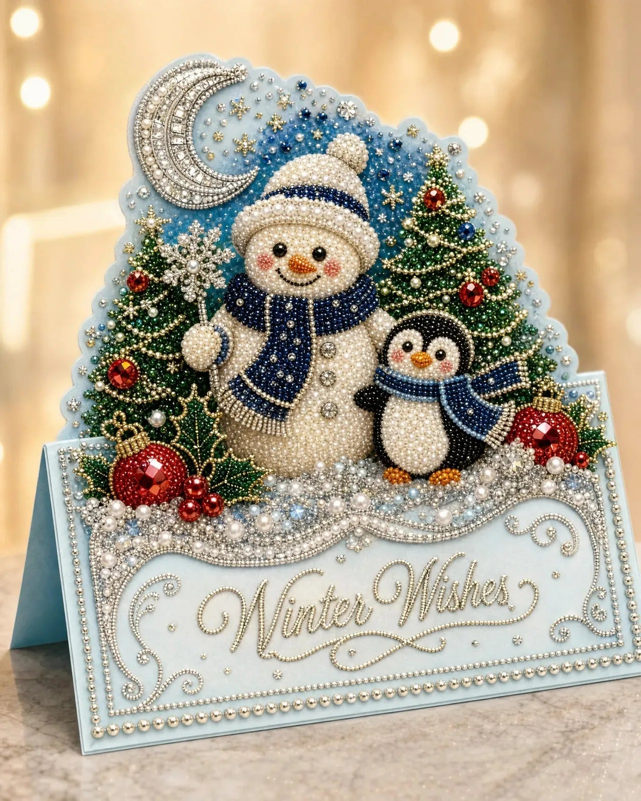 3D Christmas Greeting Card Set – 6 Pack – image 4