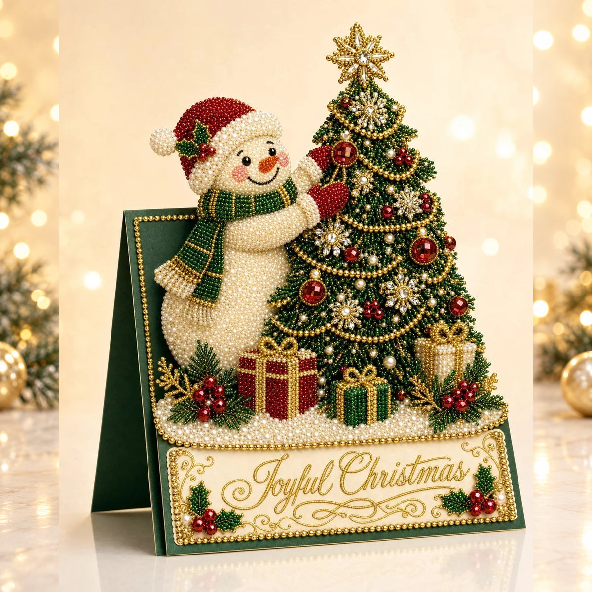 3D Christmas Greeting Card Set – 6 Pack – image 3