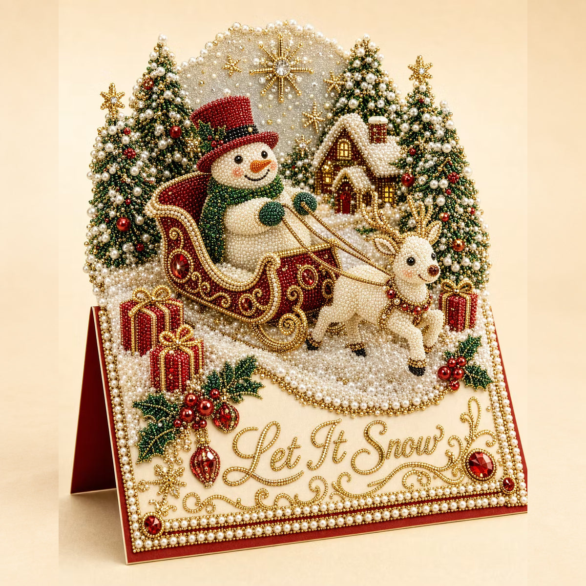 3D Christmas Greeting Card Set – 6 Pack image 6