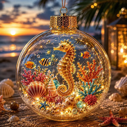 Lighted Ocean Animal Diorama Ornament – image 5