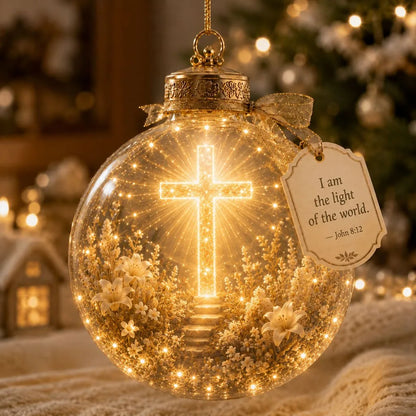 Lighted Christian Scripture Keepsake Ornament – image 6