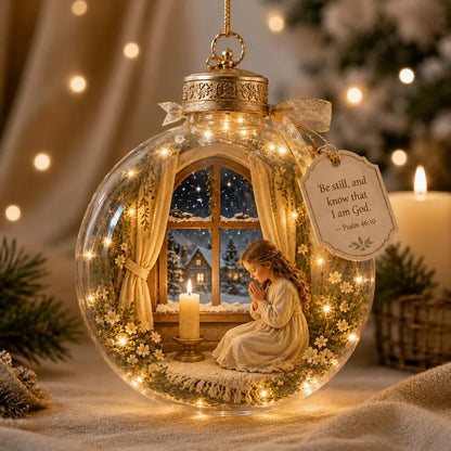 Lighted Christian Scripture Keepsake Ornament – image 7