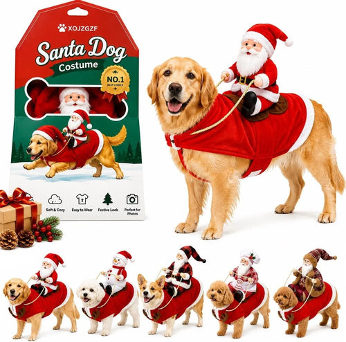Christmas Rider Costume for Dogs – image 1