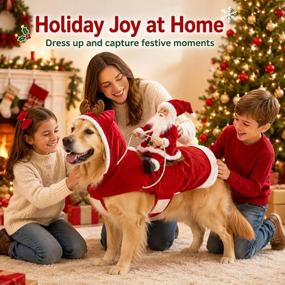 Christmas Rider Costume for Dogs – image 3