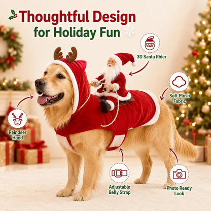Christmas Rider Costume for Dogs – image 4