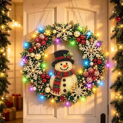DIY Pearl Light Christmas Wreath Kit – image 8