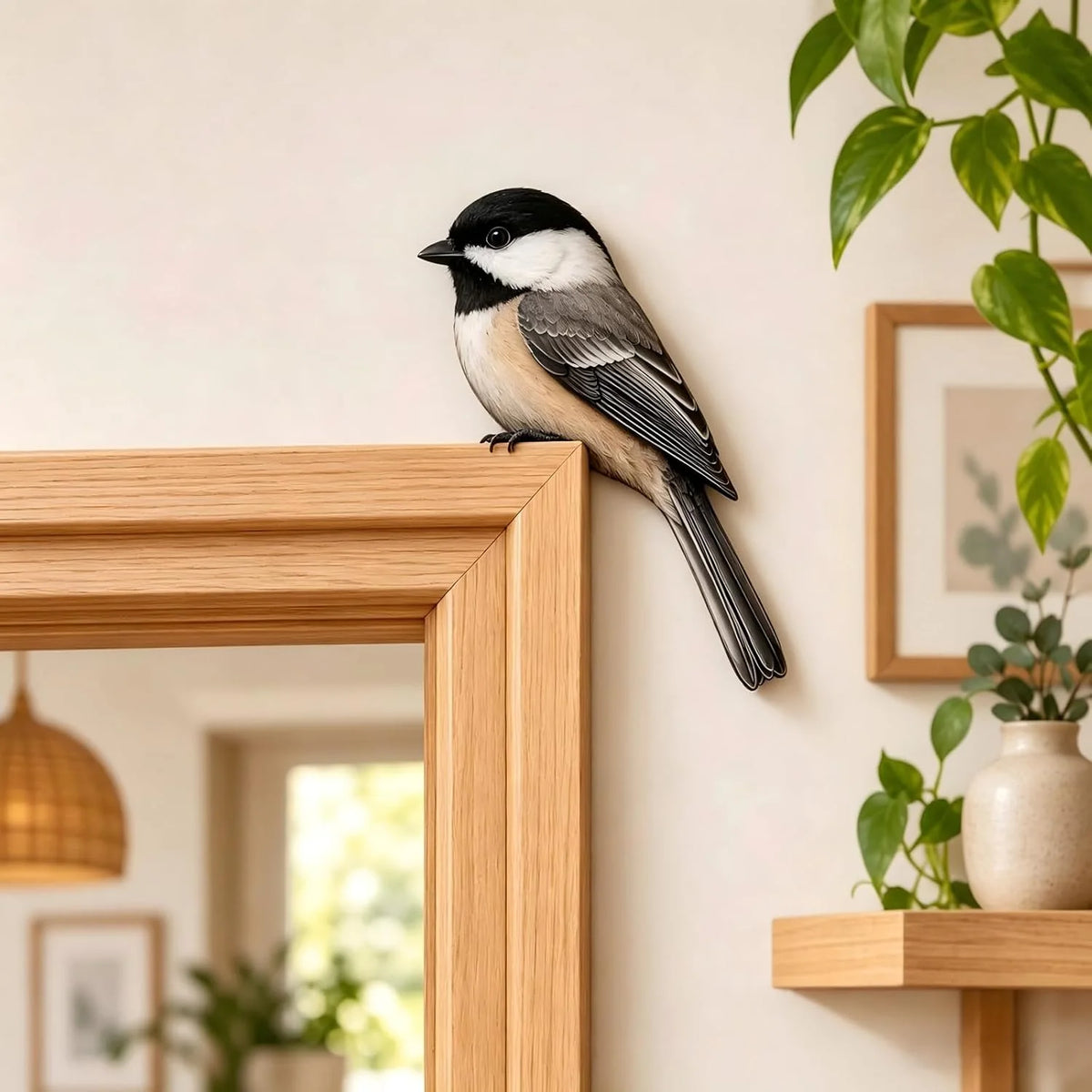 Metal Bird Door Topper for Nature-Inspired Room Décor – image 4