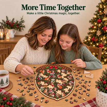 Christmas Keepsake Wooden Puzzle Ornament for Family Traditions – image 10