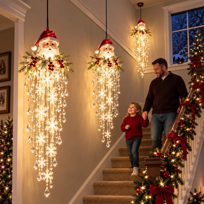 Cascading LED Christmas Porch Light with Crystal Drop Details – image 16