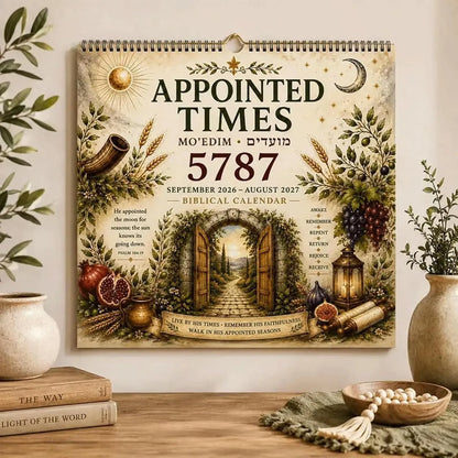 2026–2027 Hebrew Holiday and Shabbat Wall Calendar – image 6