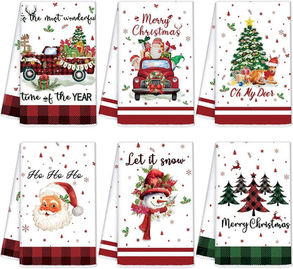 Christmas Kitchen Towel Set in Festive Prints – image 1