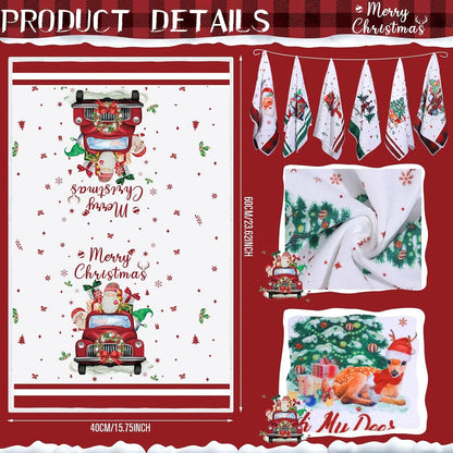 Christmas Kitchen Towel Set in Festive Prints – image 3