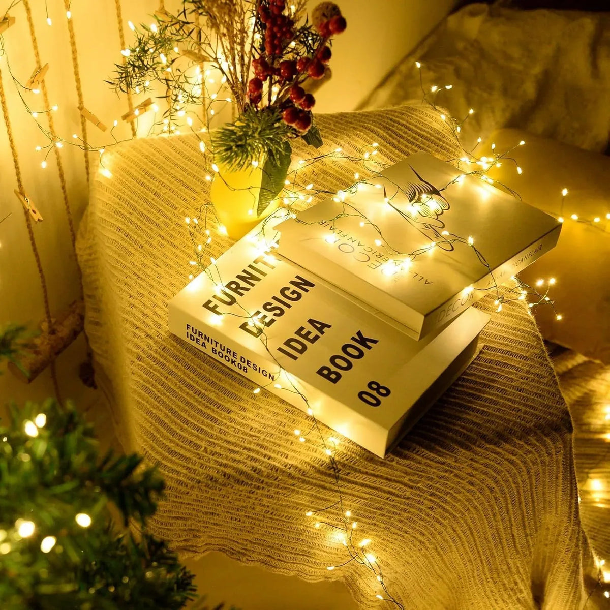 30 m Christmas Tree LED String Lights with USB Remote Control — view 7