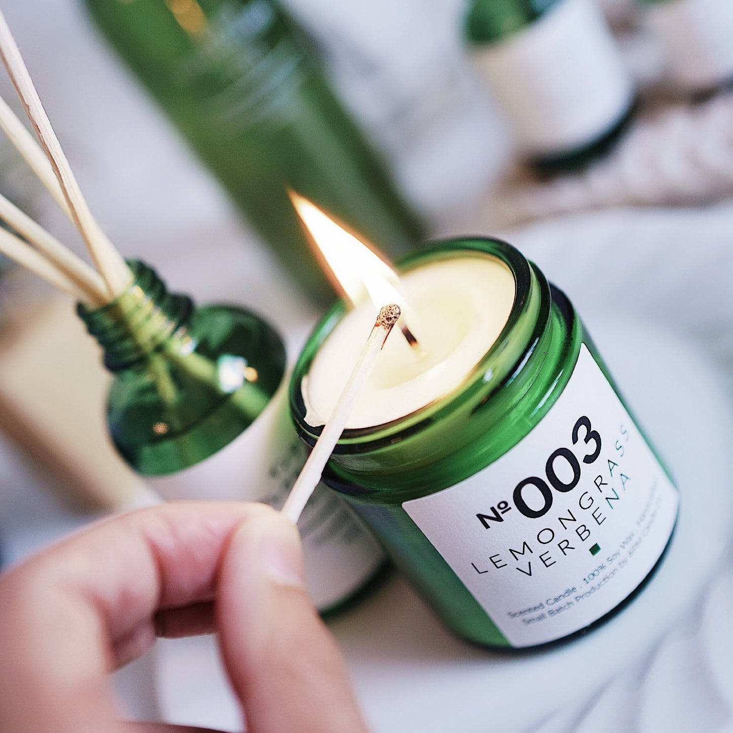 MOJITO.Scented Candles.Soy wax