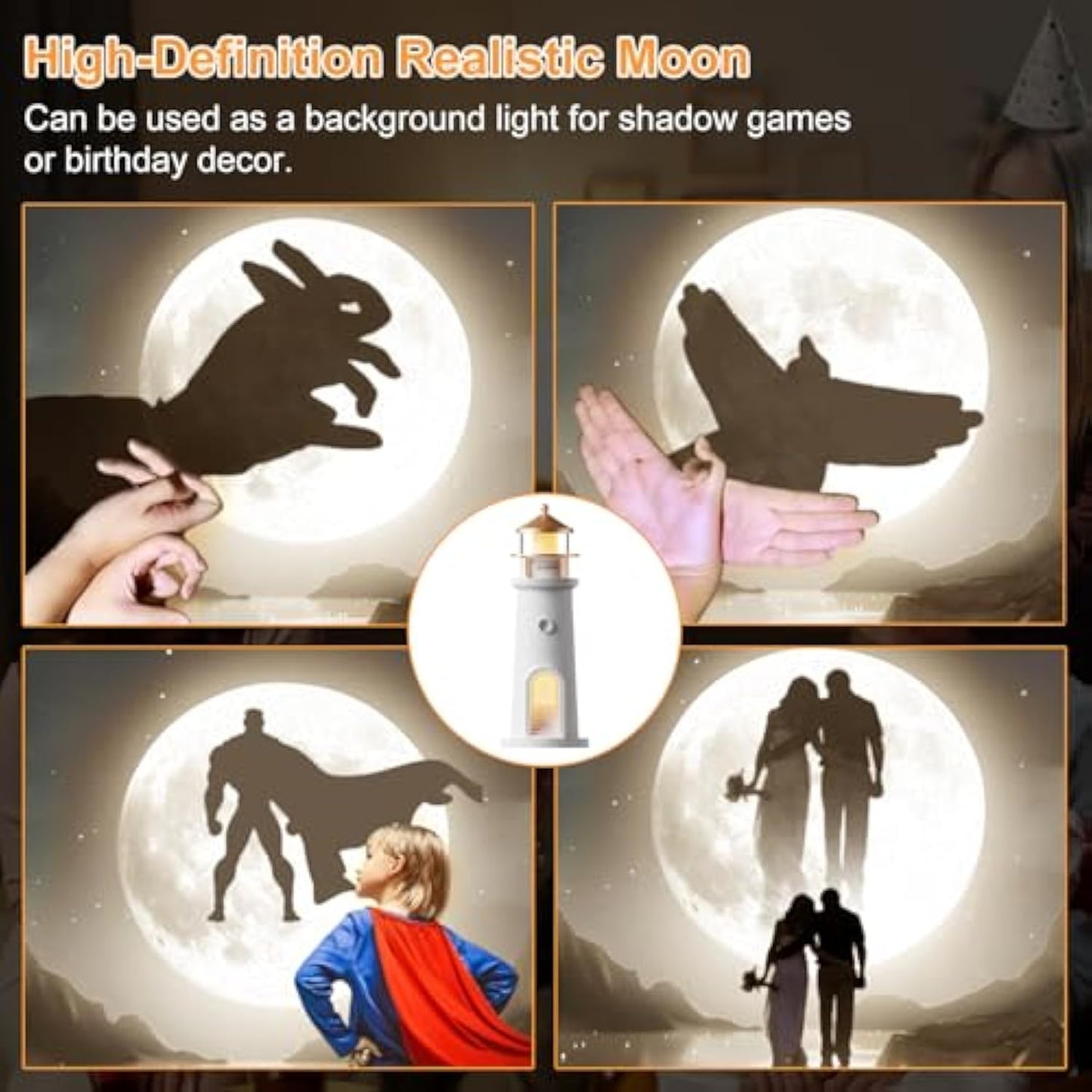 Magic moon projector